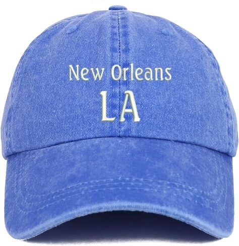 Trendy Apparel Shop New Orleans LA Embroidered Pigment Dyed Washed Baseball Cap in Saudi Arabia