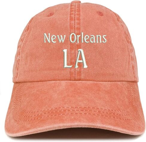Trendy Apparel Shop New Orleans LA Embroidered Pigment Dyed Washed Baseball Cap in Saudi Arabia