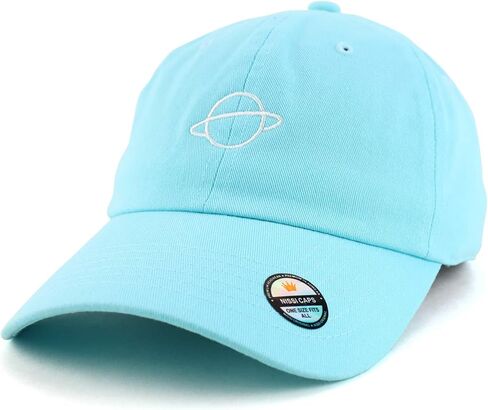 Trendy Apparel Shop Planet Embroidered Low Profile Soft Cotton Dad Hat Cap in Saudi Arabia