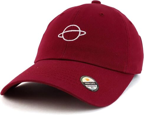 Trendy Apparel Shop Planet Embroidered Low Profile Soft Cotton Dad Hat Cap in Saudi Arabia