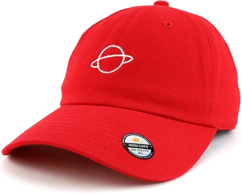 Trendy Apparel Shop Planet Embroidered Low Profile Soft Cotton Dad Hat Cap in Saudi Arabia