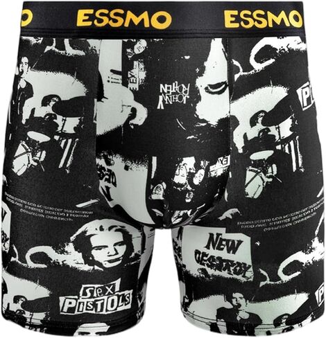 Men's Long Leg Boxer Briefs Breathable Stretchy Moisture-Wicking Underwear Men in Saudi Arabia