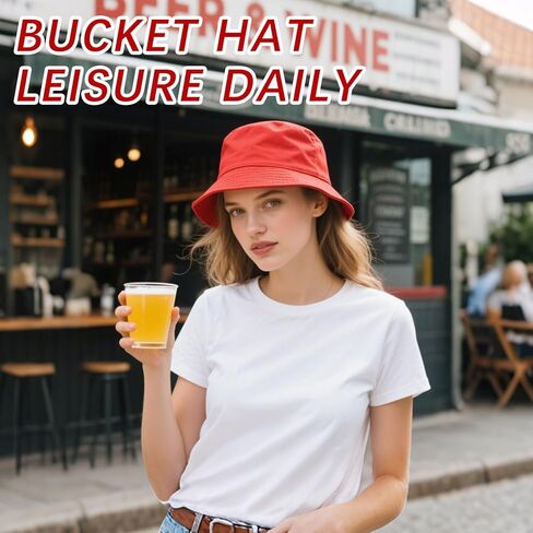 8PCS Unisex Plain Double Sided Wearable Bucket Hat Black Bulk Blank Crafting Caps DIY Logo Summer Hats Sun Hat Adult for Women Men Hand Draw Print Heat Transfer in Kuwait