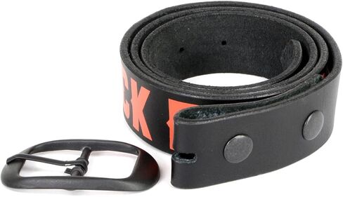 Milwaukee Leather MP7110 للرجال F * حول - اكتشف حزام جلد أسود مع إبزيم قابل للتبديل - عرض 1.5 بوصة in Kuwait
