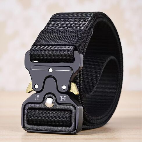 1.5" Tactical Military Belt for Men - Heavy Duty Quick Release Buckle | Adjustable Rigid Work Belt for Outdoor, Hiking in Saudi Arabia