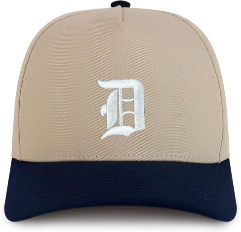 Trendy Apparel Shop Old English D Embroidered 5 Panel High Crown Cotton Pro Style Cap in Saudi Arabia