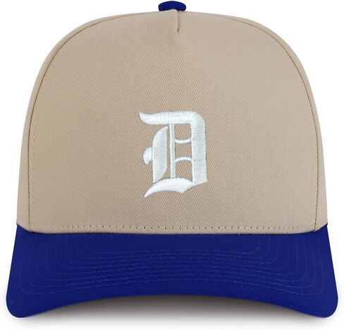 Trendy Apparel Shop Old English D Embroidered 5 Panel High Crown Cotton Pro Style Cap in Saudi Arabia