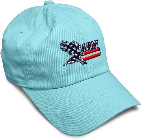 Speedy Pros Soft Baseball Cap Army American Flag Embroidery Cotton Embroidered Dad Hats for Men & Women in Saudi Arabia