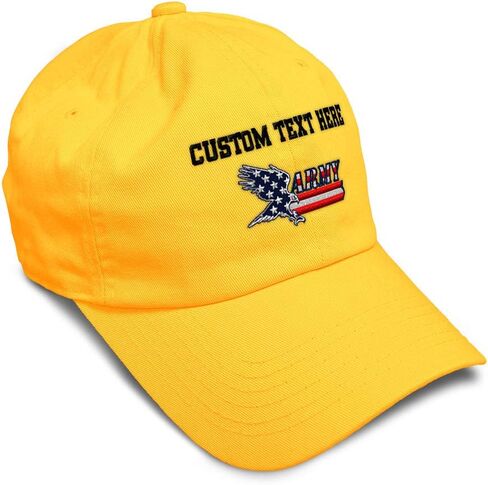 Speedy Pros Soft Baseball Cap Army American Flag Embroidery Cotton Embroidered Dad Hats for Men & Women in Saudi Arabia
