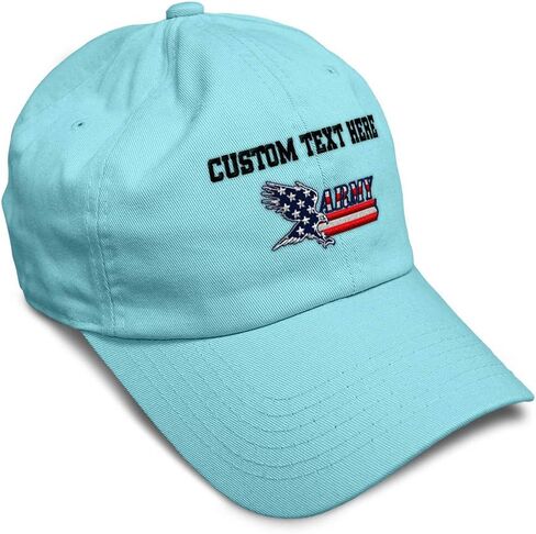 Speedy Pros Soft Baseball Cap Army American Flag Embroidery Cotton Embroidered Dad Hats for Men & Women in Saudi Arabia
