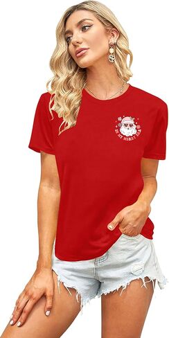 Christmas T-Shirt for Women in My Christmas Era Shirt Cute Groovy Christmas Shirts Xmas Vacation Tee in Saudi Arabia