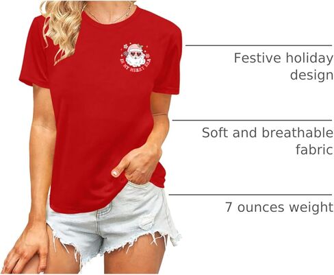 Christmas T-Shirt for Women in My Christmas Era Shirt Cute Groovy Christmas Shirts Xmas Vacation Tee in Saudi Arabia