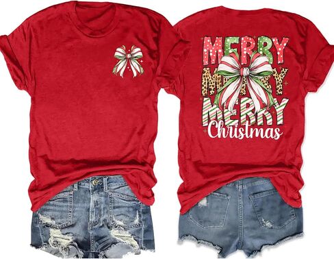 Christmas T-Shirt for Women in My Christmas Era Shirt Cute Groovy Christmas Shirts Xmas Vacation Tee in Saudi Arabia