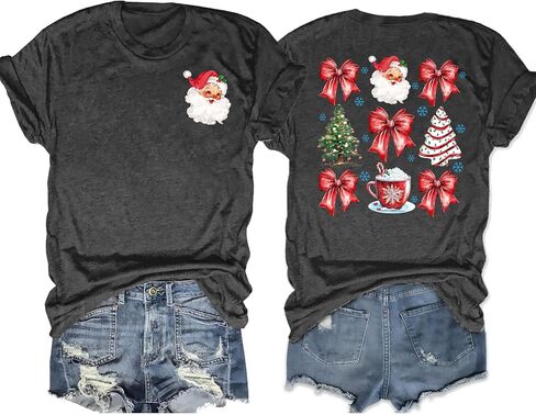 Christmas T-Shirt for Women in My Christmas Era Shirt Cute Groovy Christmas Shirts Xmas Vacation Tee in Saudi Arabia