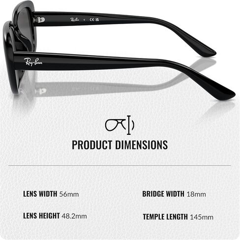 Ray-Ban RB4421D BIO-BASED Square-Round Shaped Sunglasses for Men & Women with Official RAYBAN Eyewear Kit in Saudi Arabia