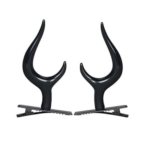 Halloween Alastor Costume Accessories Devil Horns Hair Clips Monocular with Chain for Theme Party in Saudi Arabia