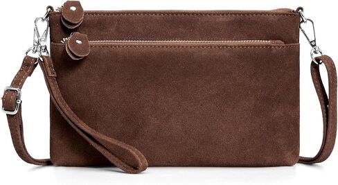 befen Genuine Leather Wristlet Clutch Wallet Purses with RFID Blocking, Small Crossbody Bags Shoulder Handbag for Women in Kuwait