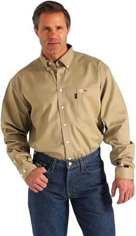 Cinch Men's WRX Fr Long Sleeve Button Down Woek Shirt - Wlw3001011roy in Saudi Arabia