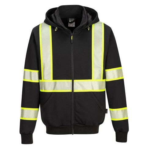 Portwest F143 Iona Plus Hoodie, Color: Black, Size: XL, F143BKRXL in Saudi Arabia
