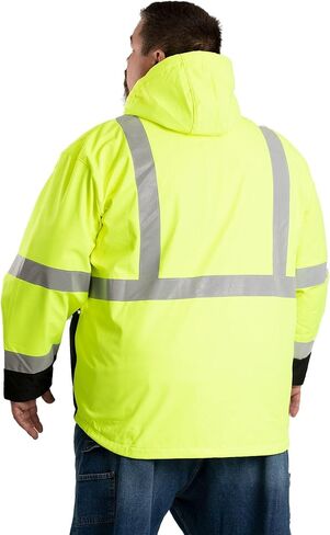 سترة Berne الرجالية ذات القلنسوة Hi-Vis Class 3 in Kuwait