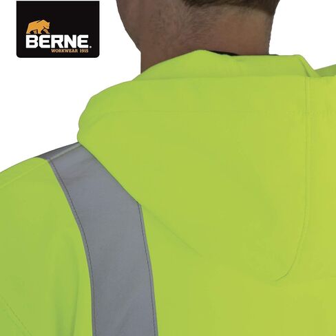 سترة Berne الرجالية ذات القلنسوة Hi-Vis Class 3 in Kuwait