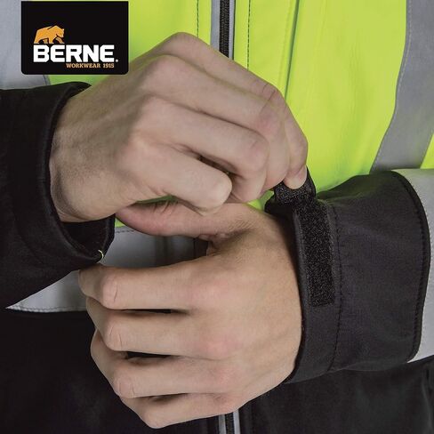 سترة Berne الرجالية ذات القلنسوة Hi-Vis Class 3 in Kuwait