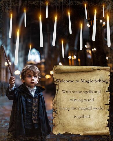 20 قطعة من الشموع العائمة مع عصا من Raycare، شمعة معلقة مع مؤقت، شموع ديكو سحرية وامضة دافئة، شمعة مستدقة عديمة اللهب مع جهاز تحكم عن بعد، شموع LED لديكور حفلات عيد الهالوين in Kuwait