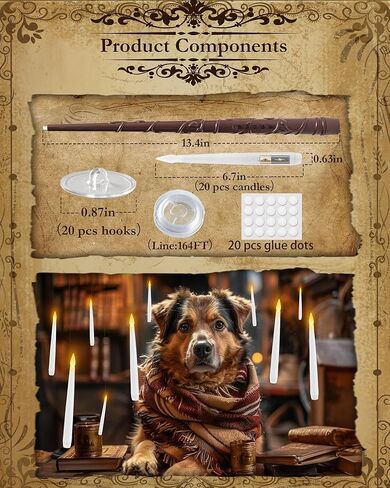 20 قطعة من الشموع العائمة مع عصا من Raycare، شمعة معلقة مع مؤقت، شموع ديكو سحرية وامضة دافئة، شمعة مستدقة عديمة اللهب مع جهاز تحكم عن بعد، شموع LED لديكور حفلات عيد الهالوين in Kuwait