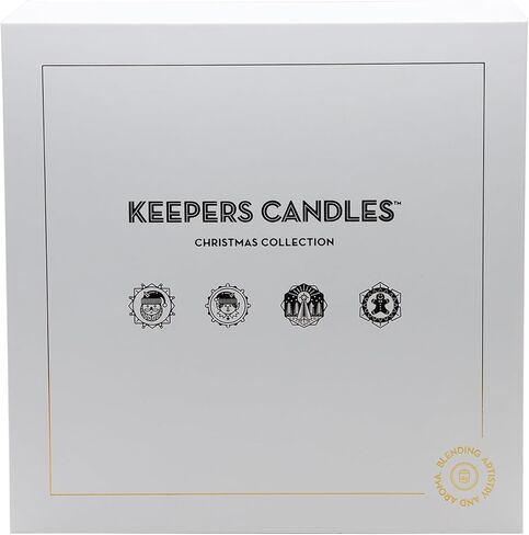 Vanilla Delight Scented Candle Jar by Keepers Candles - 40 Hour Burn, 7oz Soy Wax, 10oz Reusable Glass - Floral Collection - Gift Box - Decorative Design - Aromatherapy in Saudi Arabia