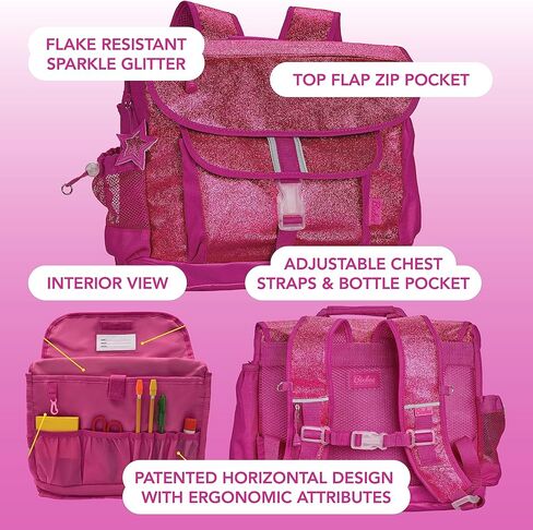 حقيبة ظهر للأطفال من بيكسبي، لون روبي راسبيري سباركليشوس، مقاس متوسط in Kuwait