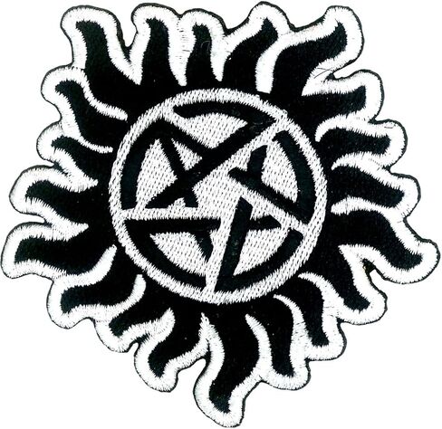Ata-Boy Supernatural Anti-Possession Charm 3.3" Full Color Embroidery Iron-On Patch in Saudi Arabia