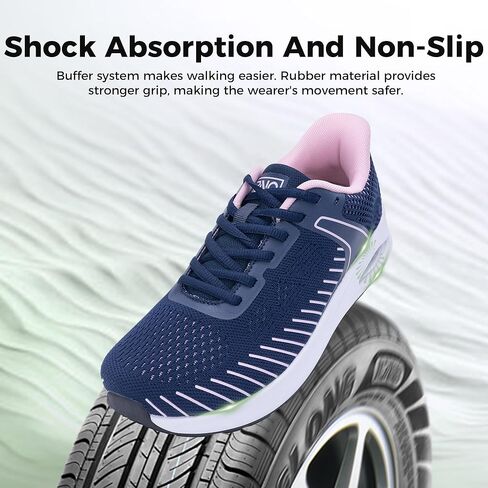 Artlea Wide Toe Box Shoes Women Walking Shoes Arch Support Plantar Fasciitis Orthotic Sneakers Slip On Running Tennis Shoes in Saudi Arabia