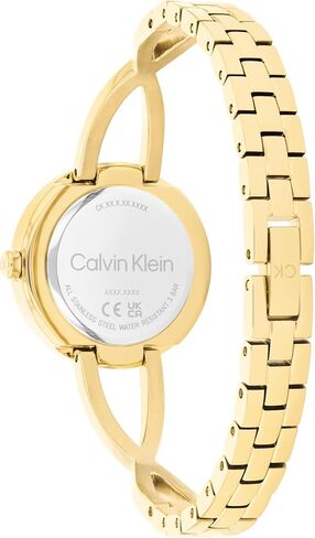 Calvin Klein Sculpted Embrace - Women's 2H Quartz Slim Watch - Stainless Steel Bangle - A Modern Stylish Timepiece for Her - 28mm in Saudi Arabia