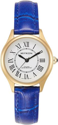 ساعات Miykon Minimalist العتيقة للنساء - ساعة تناظرية صغيرة وأنيقة للسيدات مع حزام من الجلد الطبيعي - كوارتز ياباني، مقاومة للماء حتى 100 قدم in Kuwait