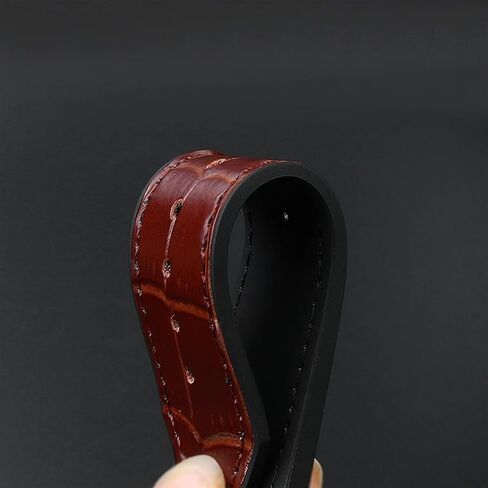 New Real Cow Leather Rubber Brown Black Watch Band 26 * 19mm For Hublot Strap BIG BANG Watchband Stainless Buckle in Saudi Arabia