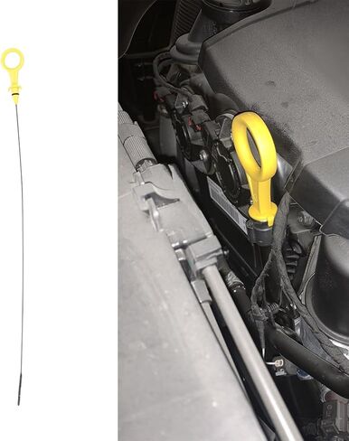 55201 Magnetic Oil Dipstick for Inverter Generators, Silver Aluminum Magnetic Oil Dipstick with M18-2.5 Threading, Oil Dipstick Dip Stick Compatible with Wen/Predator/Yamaha in Kuwait