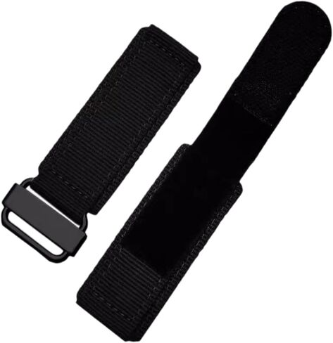 Stainless Steel Hook&Loop Military Style Nylon Watch Strap Compatible with Bell & Ross BR-01 BR-03 22mm/24mm Waterproof Sport Watch Band Length Adjustable in Saudi Arabia