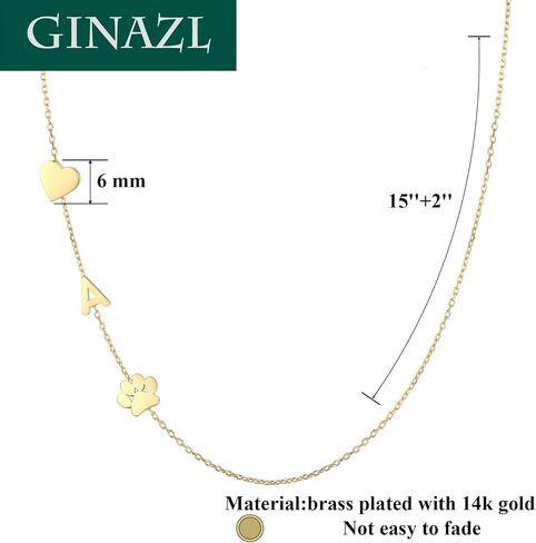 Personalized Sideways Paw Print and Initial Necklace, Dog Cat Mom Gift Pet Memorial Gifts Mothers Day for Women in Saudi Arabia