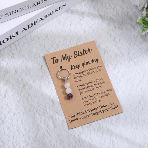 Sister Birthday Gifts Sisters Keychain, Sisters Gift for Women Birthday, Big Little Best Sister Adult Christmas Gift for Women Girls in Saudi Arabia