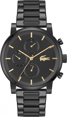 Lacoste Replay Men's Multifunction Watch - Link Bracelet - Minimalist Look - Gift for Him - 43mm in Saudi Arabia