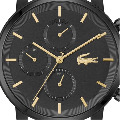 Lacoste Replay Men's Multifunction Watch - Link Bracelet - Minimalist Look - Gift for Him - 43mm in Saudi Arabia