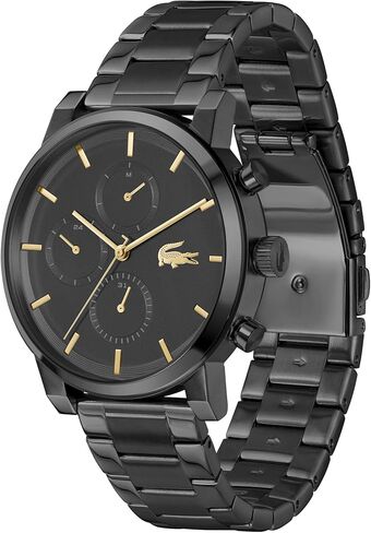 Lacoste Replay Men's Multifunction Watch - Link Bracelet - Minimalist Look - Gift for Him - 43mm in Saudi Arabia