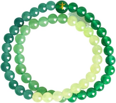 Women's Double-Circle Five Elements (Gold/Wood/Water/Fire/Earth) Feng Shui Bracelet - Crystal Wealth Bracelet | Balances Energy, Brings Good Luck, Abundance & Positive Vibes for Daily Wear in Saudi Arabia