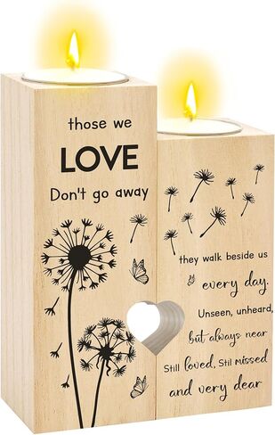Sympathy Gifts for Loss of Loved One - Sympathy Candle Holder Candlestick Memorial Bereavement in Memory of Condolences Remembrance Gifts for Loss of Mom Dad Grandma Grandpa in Saudi Arabia