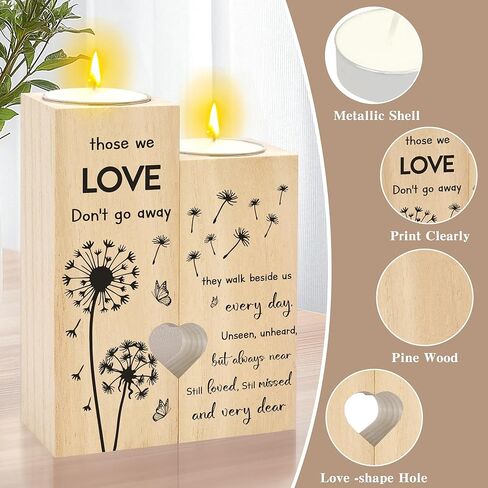 Sympathy Gifts for Loss of Loved One - Sympathy Candle Holder Candlestick Memorial Bereavement in Memory of Condolences Remembrance Gifts for Loss of Mom Dad Grandma Grandpa in Saudi Arabia