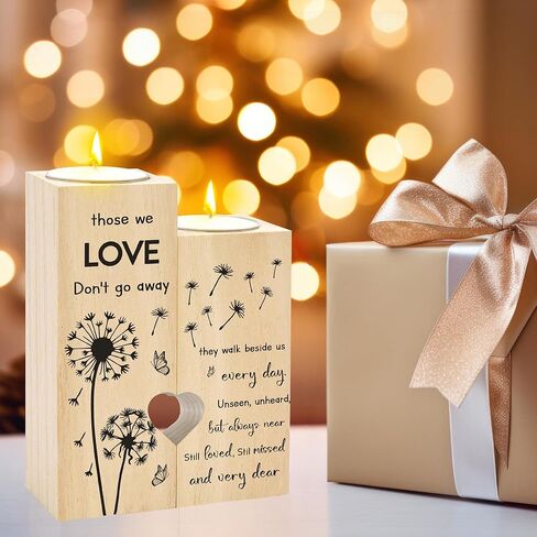 Sympathy Gifts for Loss of Loved One - Sympathy Candle Holder Candlestick Memorial Bereavement in Memory of Condolences Remembrance Gifts for Loss of Mom Dad Grandma Grandpa in Saudi Arabia