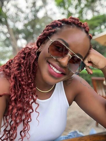 Retro Square Aviator Sunglasses for Women Men, Oversized Metal Double Bridge Trendy Sun Glasses in Saudi Arabia