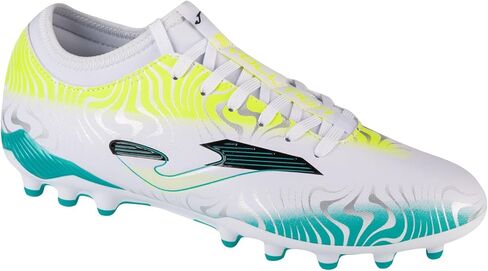 Joma Soccer Boots Firm Ground, 6.5-11 - Professional Cleats - Microfiber Upper, Chrome Sole, Heel Reinforcement, and Sock-Like Fit - Evolution Cup FG in Saudi Arabia
