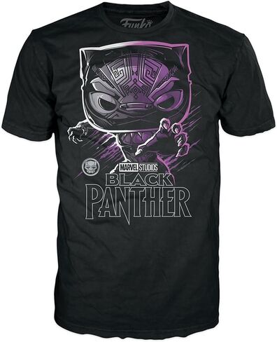 Funko Pocket Pop! & Tee: Marvel - Black Panther - Kids XL in Saudi Arabia