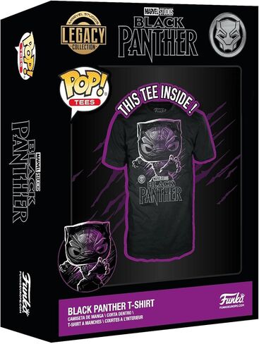 Funko Pocket Pop! & Tee: Marvel - Black Panther - Kids XL in Saudi Arabia